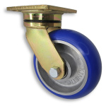 8″ x 2″ High Performance Maintenance Free Extended Swivel Lead, (KN) Kinetic Wheel, Precision Ball Bearing